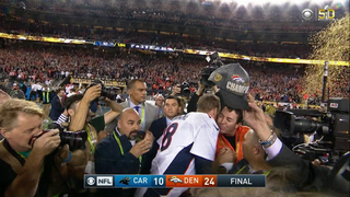 The First Person Peyton Manning Wanted To Kiss After Winning The Super Bowl Was Papa John